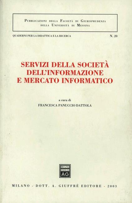 Servizi della società dell'informazione e mercato informatico - copertina