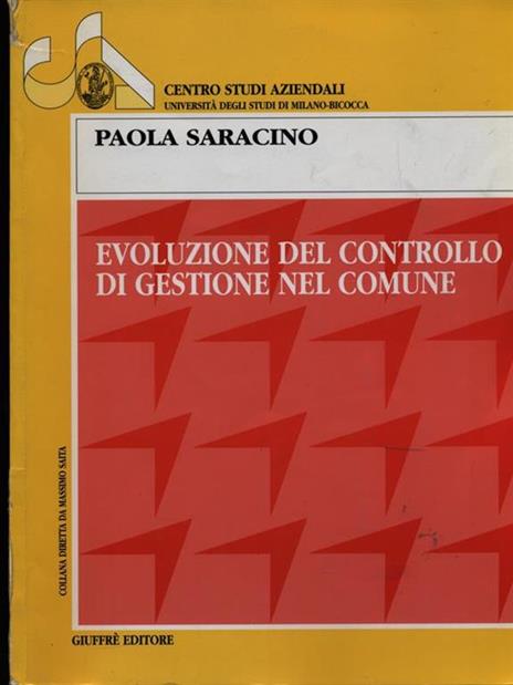 Evoluzione del controllo di gestione nel comune - Paola Saracino - 3