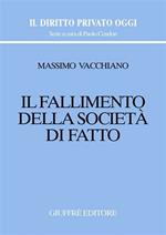 Il fallimento della società di fatto