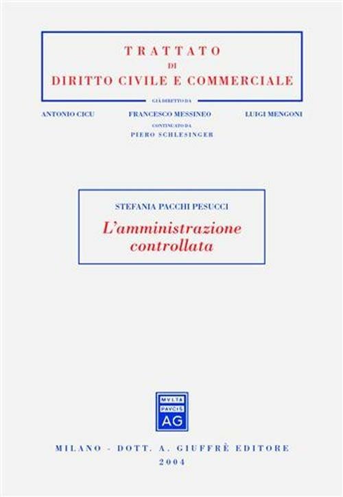 L' amministrazione controllata - Stefania Pacchi Pesucci - copertina