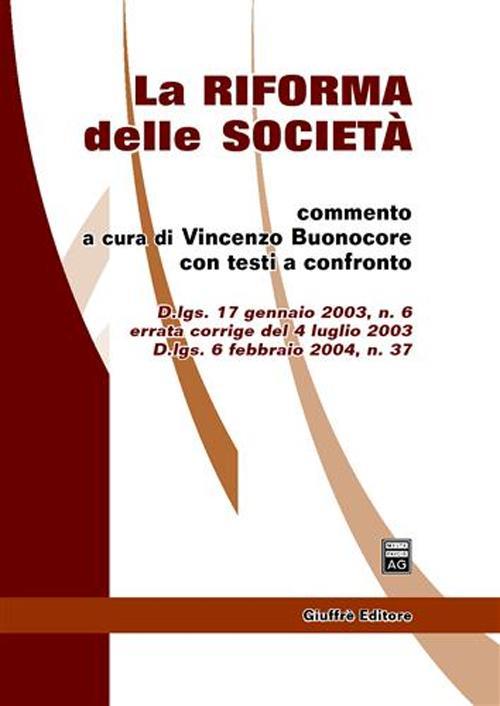 La riforma delle società - copertina