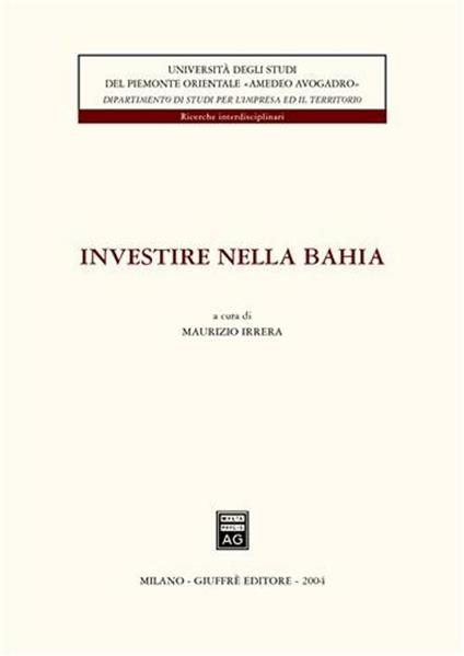 Investire nella Bahia - copertina