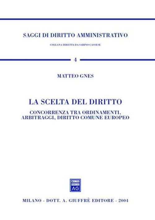 La scelta del diritto - Matteo Gnes - copertina