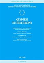 Quaderni di studi europei (2004). Vol. 1