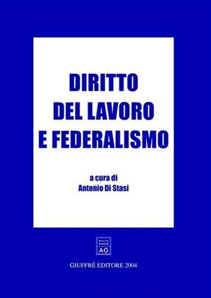 Diritto del lavoro e federalismo - copertina