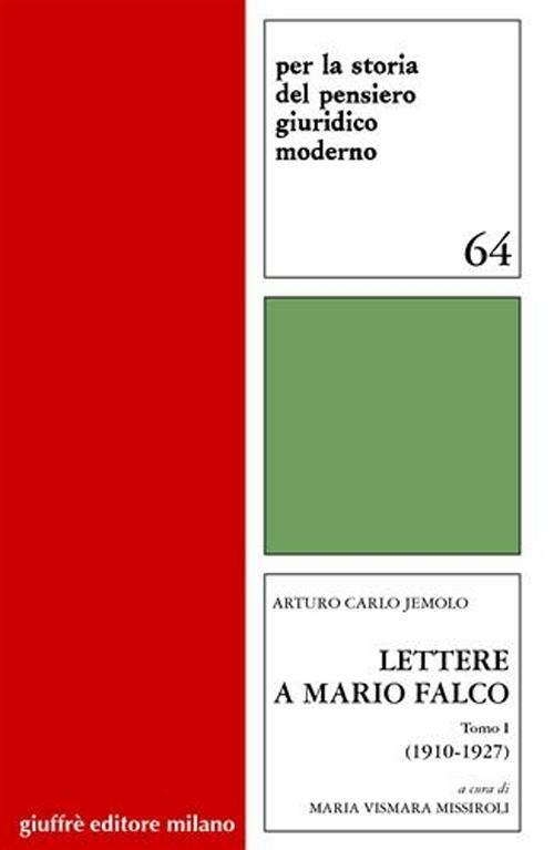 Lettere a Mario Falco. Vol. 1: 1910-1927. - copertina