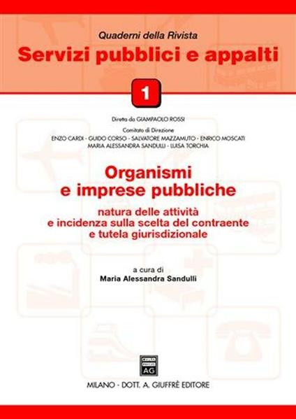 Organismi e imprese pubbliche - copertina