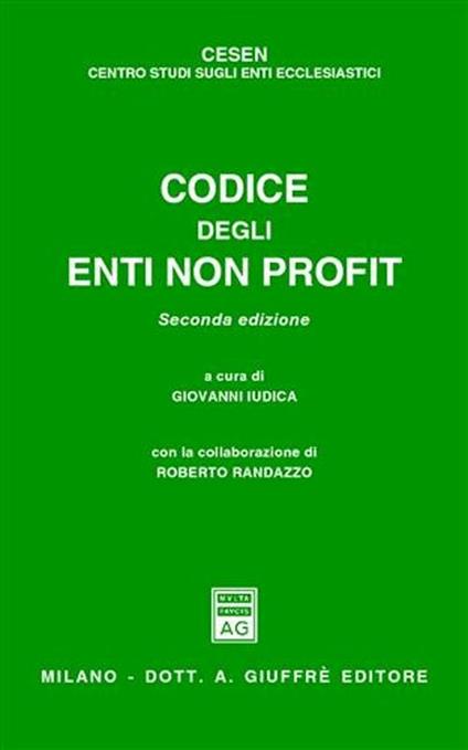 Codice degli enti non profit - copertina