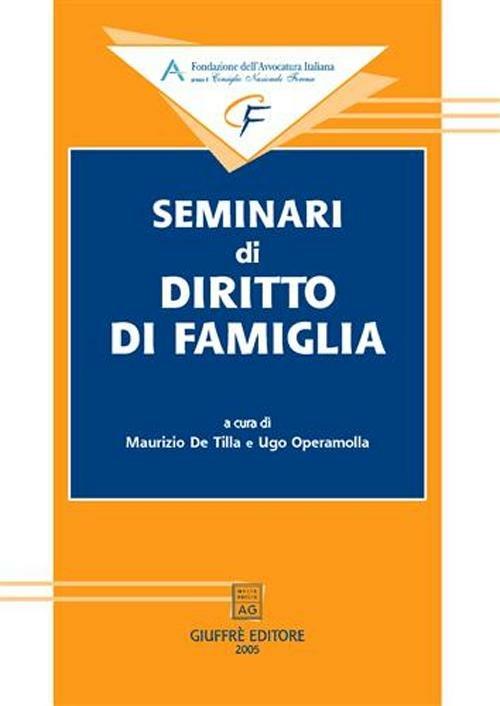 Seminari di diritto di famiglia - copertina
