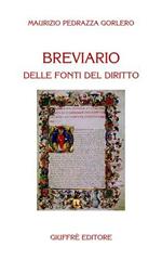 Breviario delle fonti del diritto