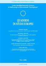 Quaderni di studi europei (2005). Vol. 1