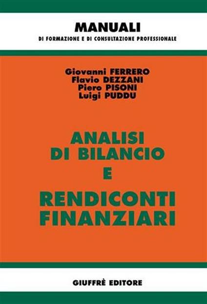 Analisi di bilancio e rendiconti finanziari - copertina