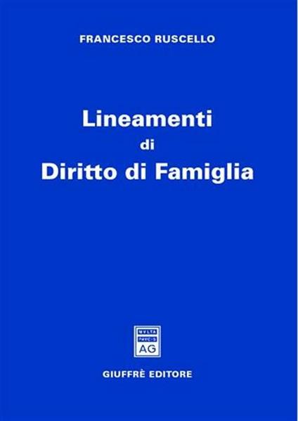 Lineamenti di diritto di famiglia - Francesco Ruscello - copertina