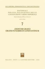 Anonymi graeci oratio funebris in Constantinum