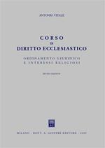 Corso di diritto ecclesiastico. Ordinamento giuridico e interessi religiosi