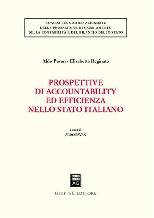 Prospettive di accountability ed efficienza nello Stato italiano - copertina