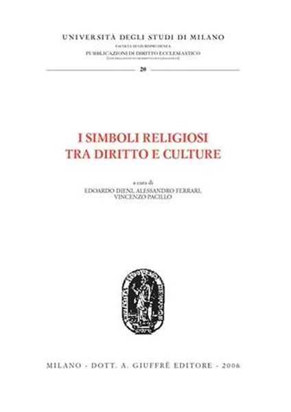I simboli religiosi tra diritto e culture - copertina
