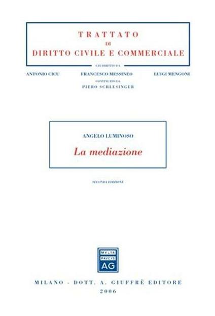 La mediazione - Angelo Luminoso - copertina