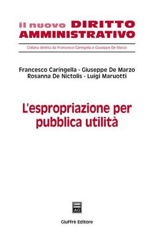 L' espropriazione per pubblica utilità - copertina