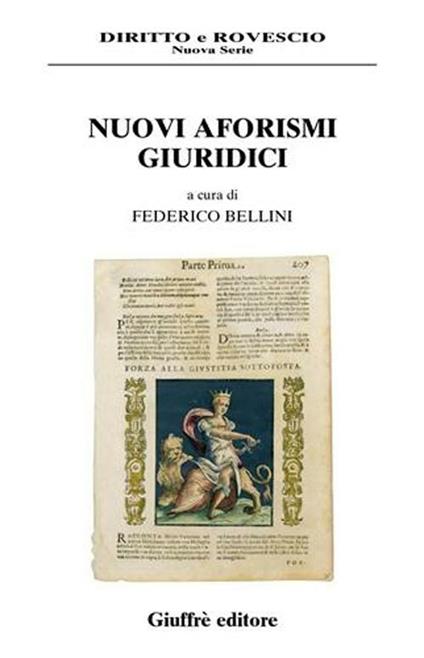 Nuovi aforismi giuridici - copertina