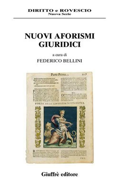 Nuovi aforismi giuridici - copertina