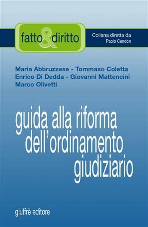 Guida alla riforma dell'ordinamento giudiziario - copertina