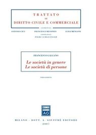 Le società in genere. Le società di persone