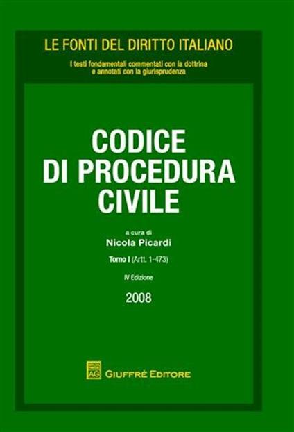 Codice di procedura civile - copertina