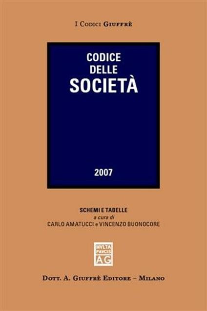 Codice delle società - copertina