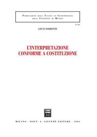 L' interpretazione conforme a Costituzione