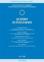 Quaderni di studi europei (2006). Vol. 1