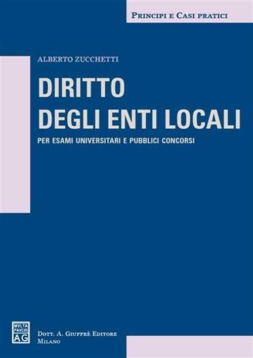 Diritto degli enti locali - Alberto Zucchetti - copertina