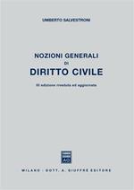 Nozioni generali di diritto civile