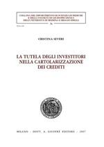 La tutela degli investitori nella cartolarizzazione dei crediti