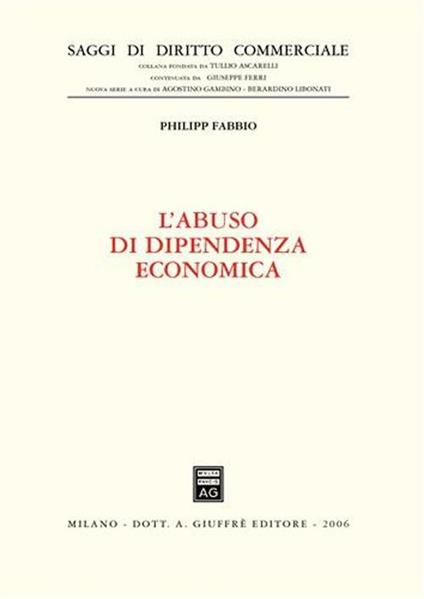 L' abuso di dipendenza economica - Philipp Fabbio - copertina