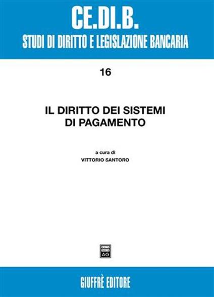 Il diritto dei sistemi di pagamento - copertina