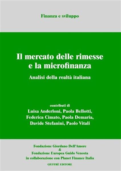 Il mercato delle rimesse e la microfinanza. Analisi della realtà italiana - copertina