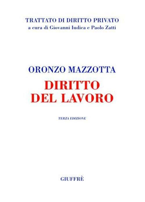 Diritto del lavoro - Oronzo Mazzotta - copertina