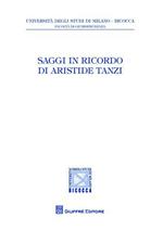 Saggi in ricordo di Aristide Tanzi