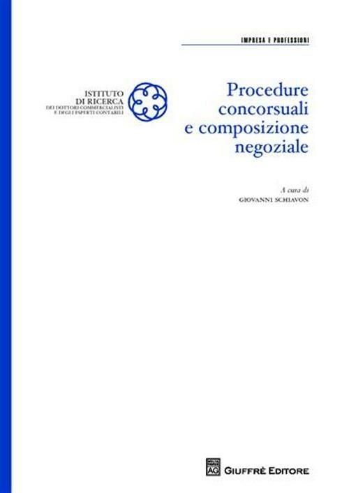 Procedure concorsuali e composizione negoziale - copertina