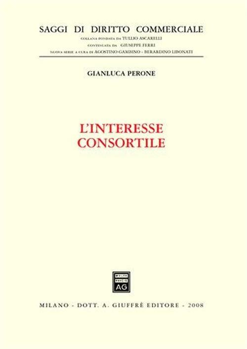 L' interesse consortile - Gianluca Perone - copertina