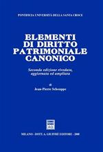 Elementi di diritto patrimoniale canonico