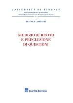 Giudizio di rinvio e preclusione di questioni