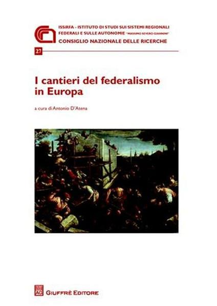 I cantieri del federalismo in Europa - copertina