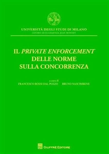 Il private enforcement delle norme sulla concorrenza - copertina