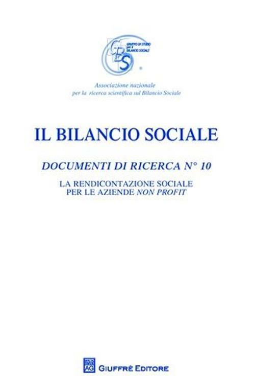 Il bilancio sociale - copertina