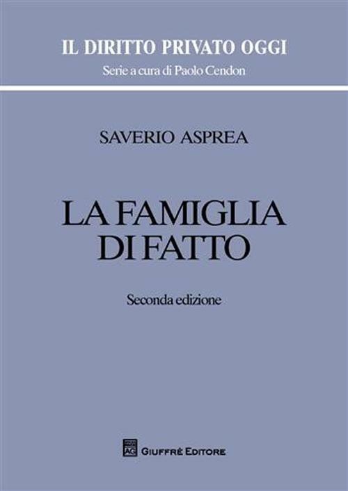 La famiglia di fatto - Saverio Asprea - copertina