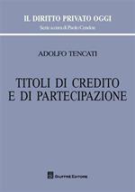 Titoli di credito e di partecipazione