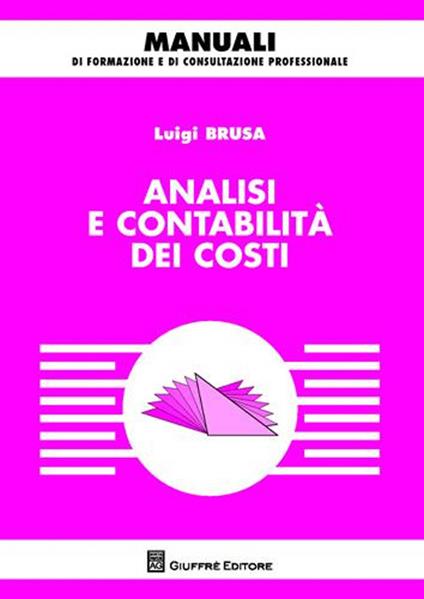 Analisi e contabilità dei costi - Luigi Brusa - copertina