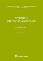 Appunti di diritto commerciale. Impresa e società